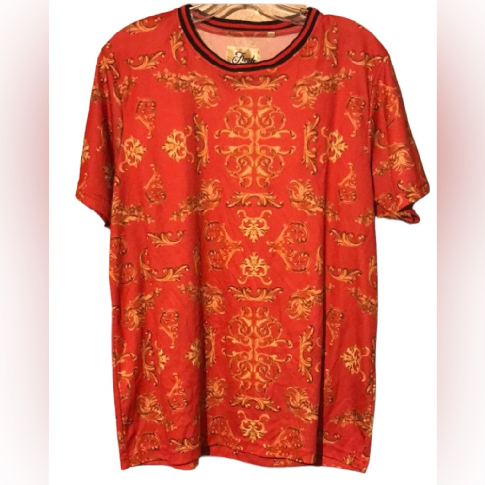 Fresh Prince of Bel Air by Drill red paisley shirt